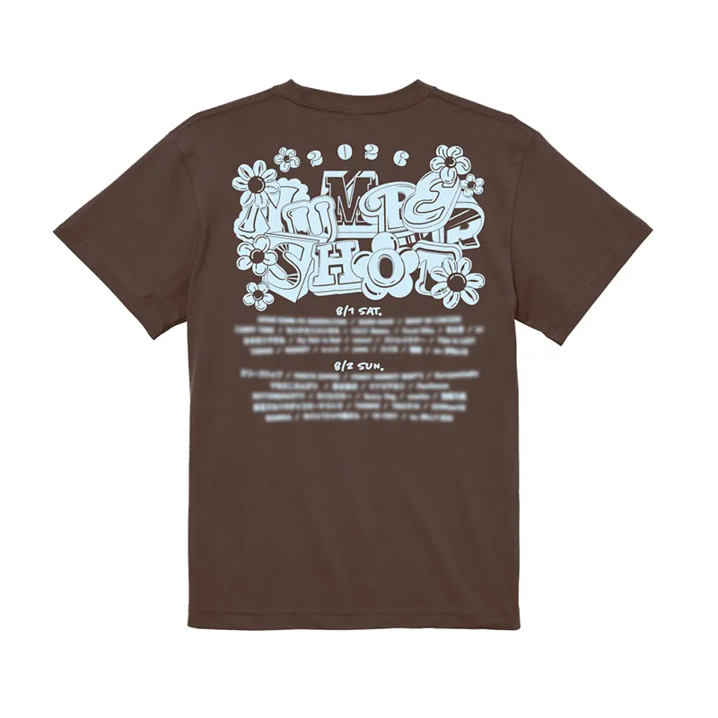 PATCH（花柄）Tシャツ / DARK BROWN / Official Goods Shop
