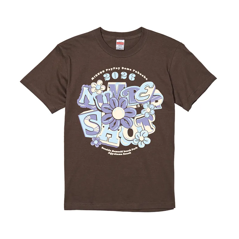 PATCH（花柄）Tシャツ / DARK BROWN / Official Goods Shop