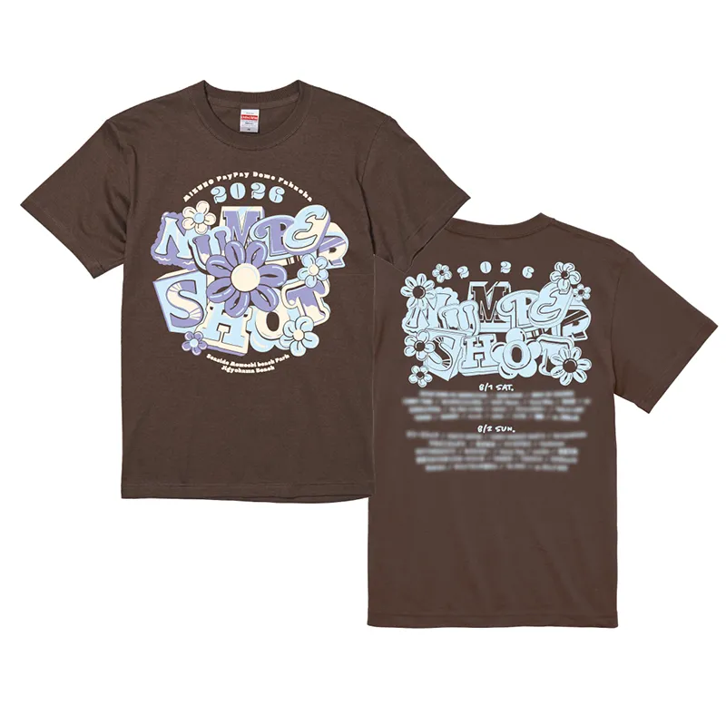 PATCH（花柄）Tシャツ / DARK BROWN / Official Goods Shop