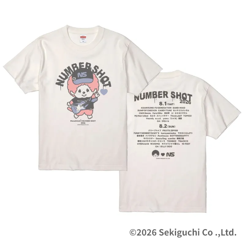 モンチッチ Tシャツ / VANILLA WHITE / Official Goods Shop