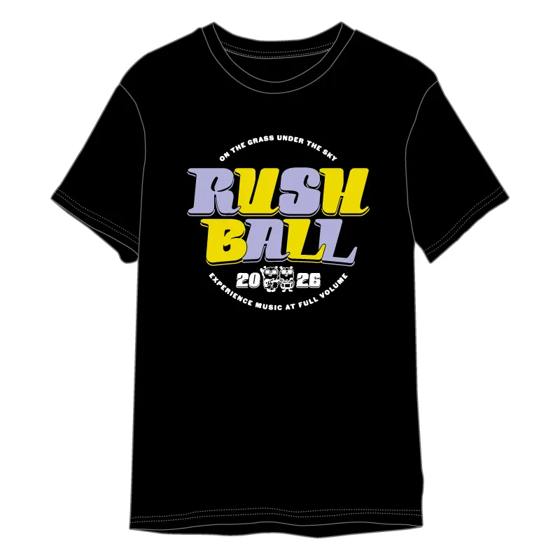 RUSH BALL 2026 ロゴTシャツ / ブラック / Official Goods Shop