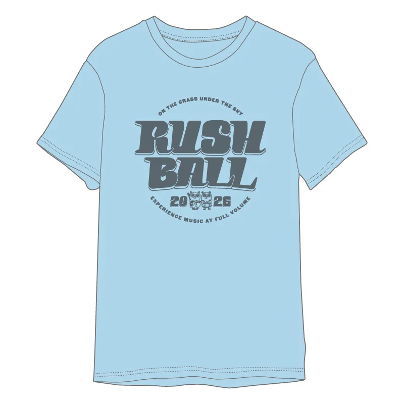 RUSH BALL 2026 ロゴTシャツ オンラインガチャ限定カラー　Lサイズ RUSH BALL 2026 ロゴTシャツ / ライトブルー / Official Goods Shop