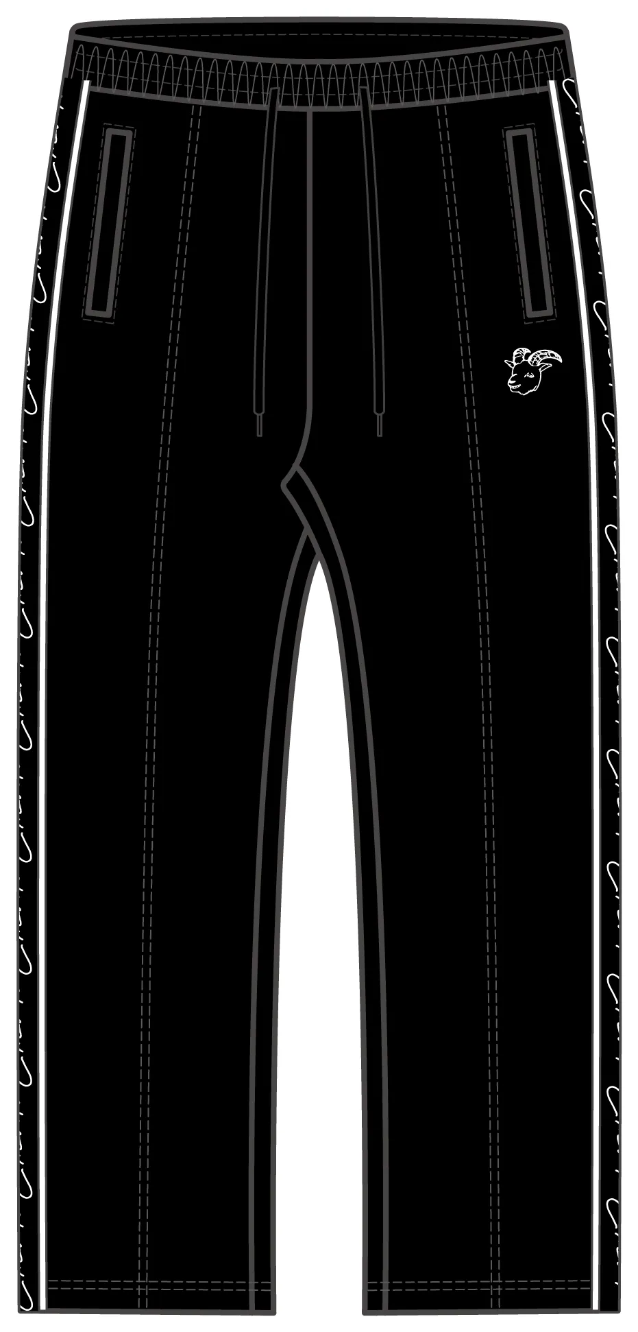 三者山羊 Track Pants / ブラック / XXL / Official Goods Shop