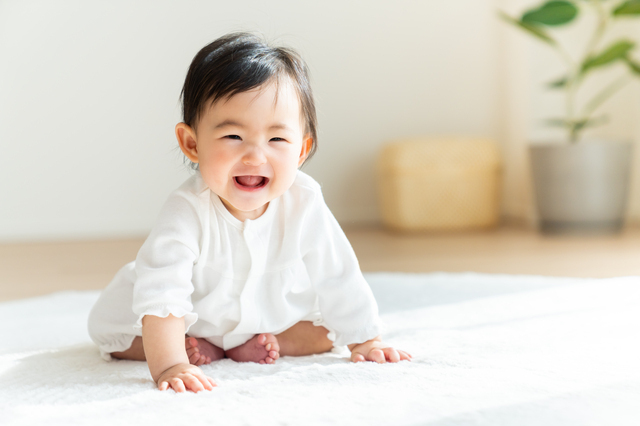 赤ちゃん,ミルク,ほほえみ,