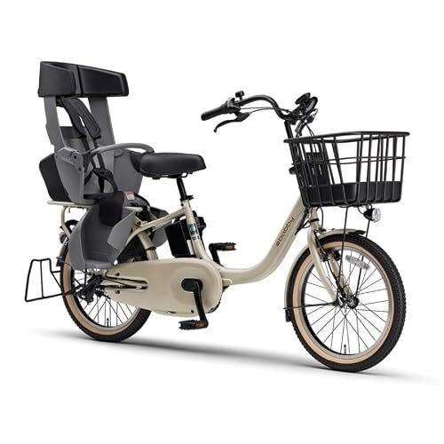 【自転車 完全品|自転車安全整備士点検済】電動自転車 ヤマハ発動機(Yamaha) 2026年モデル パス バビー (PAS babby) PA20BB 15.8Ah 20インチ 子乗せモデル 3段変速 マットグレイッシュベージュ 電動アシスト自転車,電動,子ども乗せ電動自転車,
