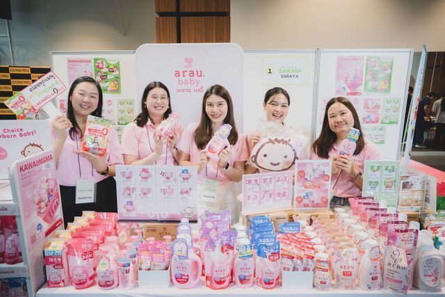 イベントの様子(サラヤの「アラウ.ベビー」),サラヤ,無添加,ベビーソープ