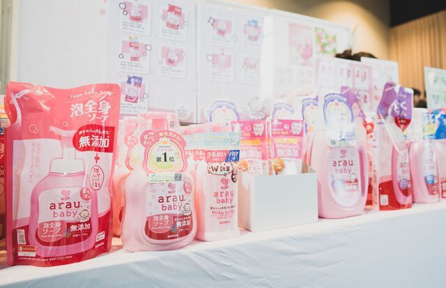 イベントの様子(サラヤの「アラウ.ベビー」),サラヤ,無添加,ベビーソープ