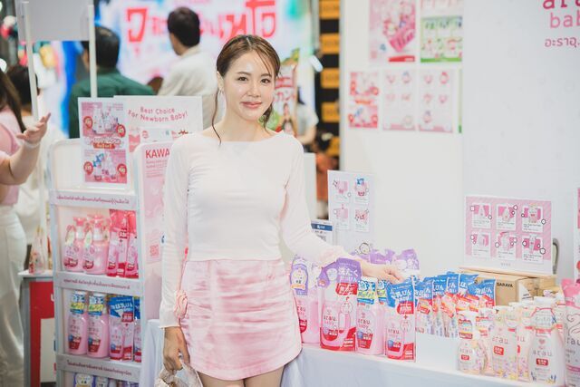 イベントの様子(タイのインフルエンサー),サラヤ,無添加,ベビーソープ