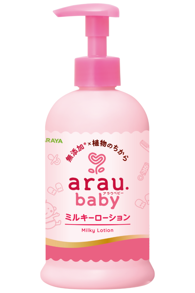 アラウ.ベビー ミルキーローション,サラヤ,無添加,ベビーソープ
