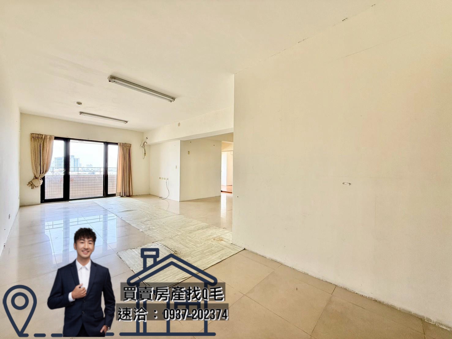 Q毛⭐️中山真寶｜豐原中山路無遮蔽視野四房平車