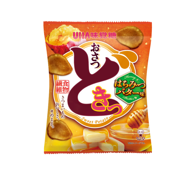 UHA味覚糖　おさつどきっ　はちみつバター味袋　60ｇ