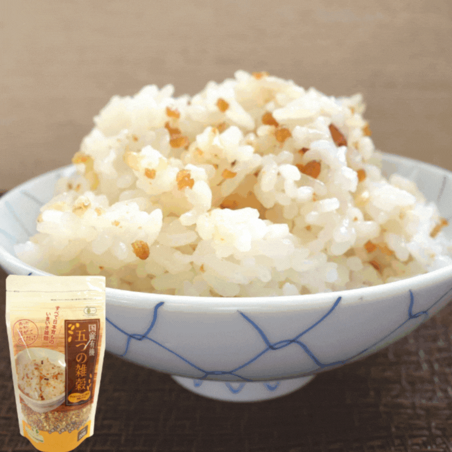 国産有機五つの雑穀　200g
