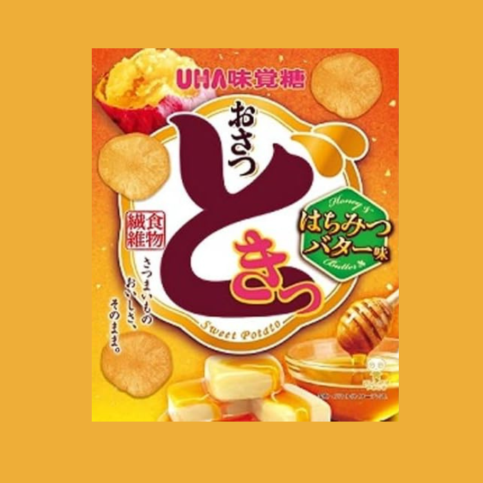 UHA味覚糖　おさつどきっ　はちみつバター味袋　60ｇ