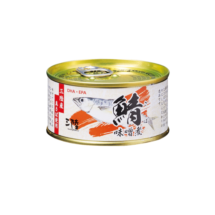 三陸産さばの味噌煮缶詰　180ｇ