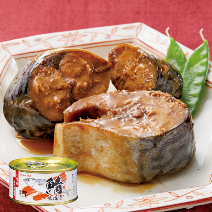 三陸産さばの味噌煮缶詰　180ｇ