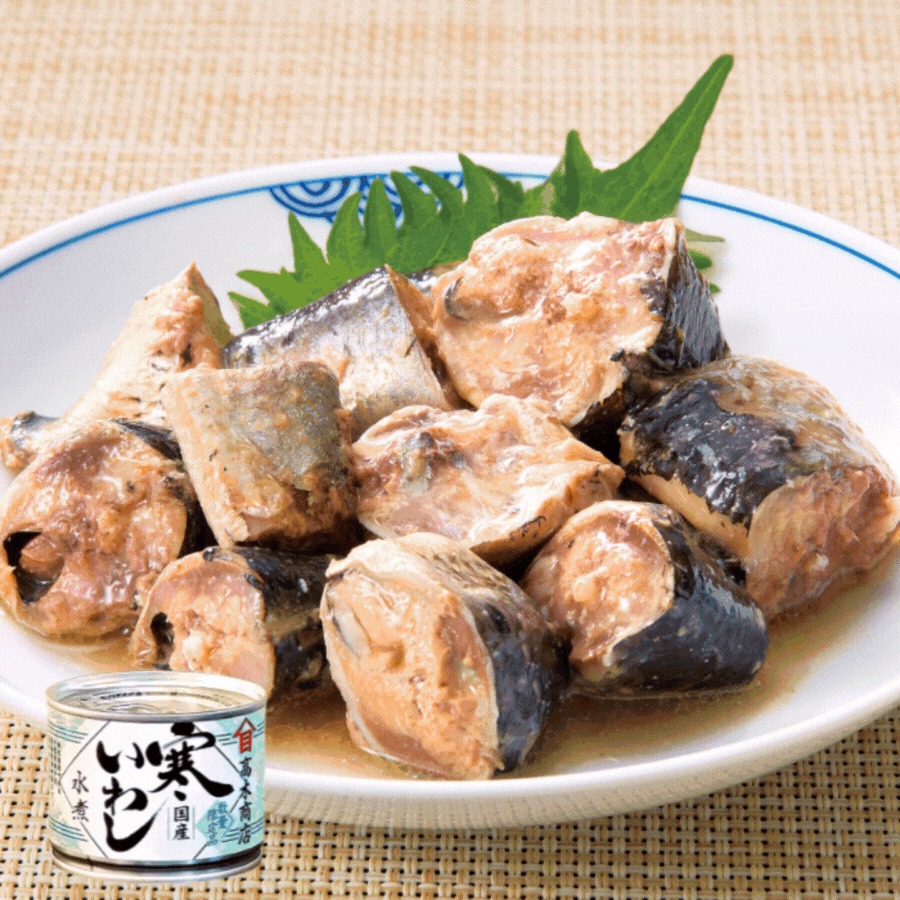 寒いわしの水煮缶　190g
