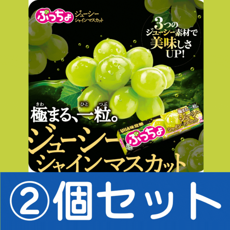 ぷっちょＳＴ　ジューシーシャインマスカット　2個セット