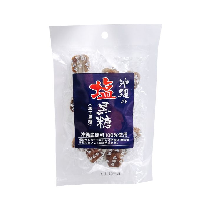 沖縄の塩黒糖  80g