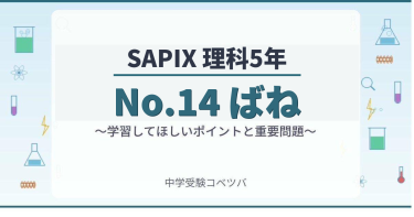 SAPIX6年生 理科：No.10『ばね』】今週の学びの話をしよう│中学受験