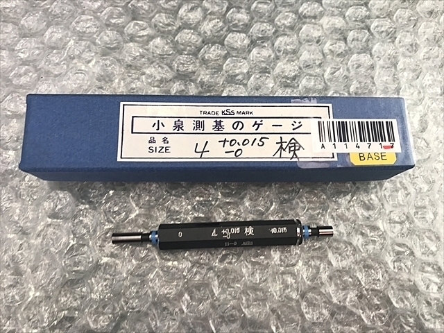 小泉測基 φ4 検 ねじ・栓 の画像 1枚目