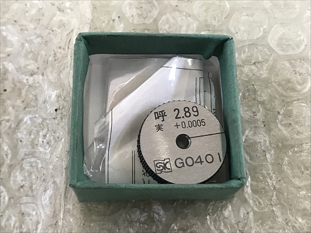 新潟精機 Φ2.89 リング の画像 1枚目