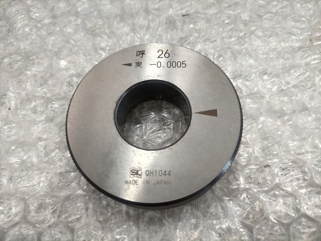 新潟精機 Φ26 呼 リング の画像 1枚目