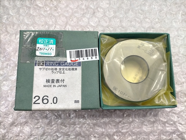 新潟精機 Φ26 呼 リング の画像 1枚目