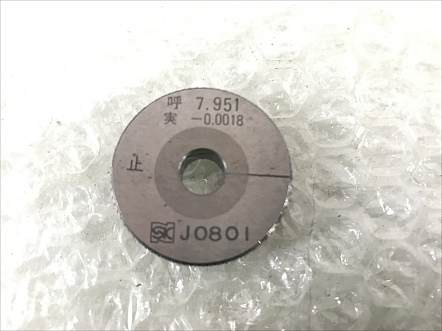 新潟精機 Φ7.951 リング の画像 2枚目