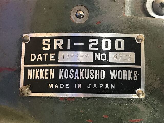 日研 SRI-200 インデックス・割出台 の画像 7枚目