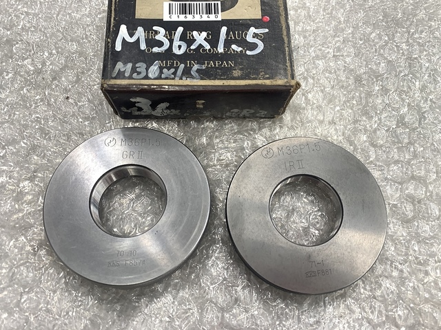 黒田精工 M36P1.5 リング の画像 1枚目