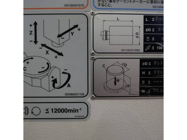 ヤマザキマザック VARIAXIS i-500 5軸マシニングセンタ の画像 14枚目