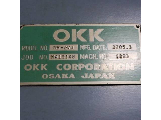 OKK MH-5VJ Vertical Milling Machine Image 15