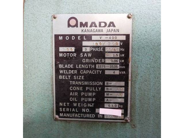 AMADA V-400 Contour Machine Image 8