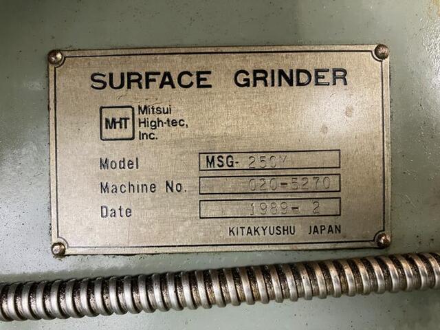 三井ハイテック MSG-250M 成形研削盤 の画像 2枚目