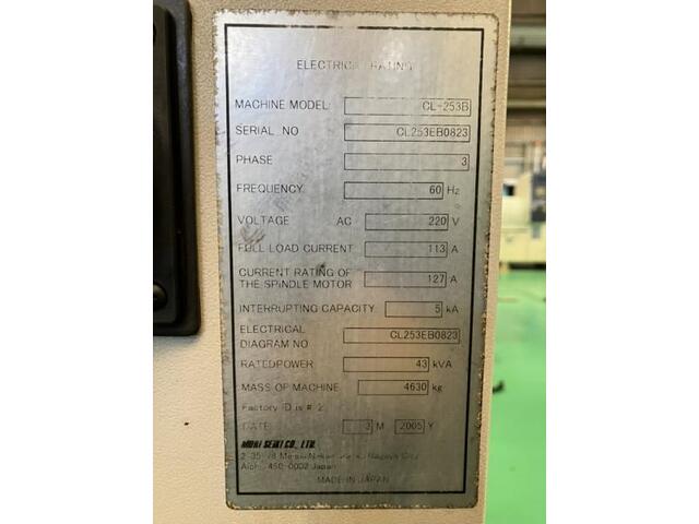 MORI SEIKI CL-253B NC Lathe Image 2