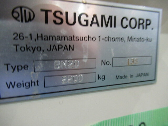 TSUGAMI BN20 NCAuto-Lathe Image 2