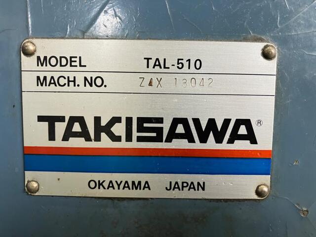 滝澤鉄工所 TAL-510 旋盤 の画像 2枚目