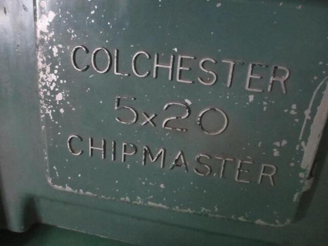 COLCHESTER 5×20  CHIPMASTER 旋盤 の画像 2枚目