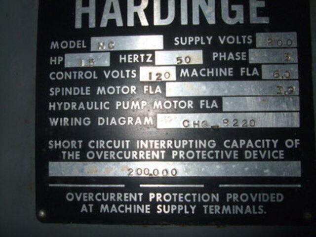 ハーディング HC Turret Lathe Image 2
