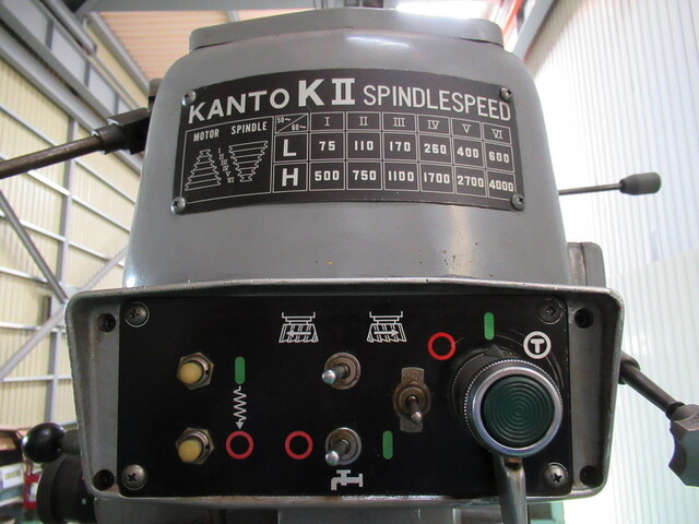 KANTO KOKI KR-N25KⅡ Vertical Milling Machine Image 3