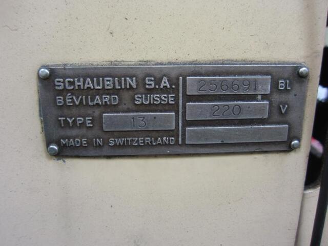 SCHAUBLIN SCHAUBLIN13 横型フライス盤 の画像 2枚目