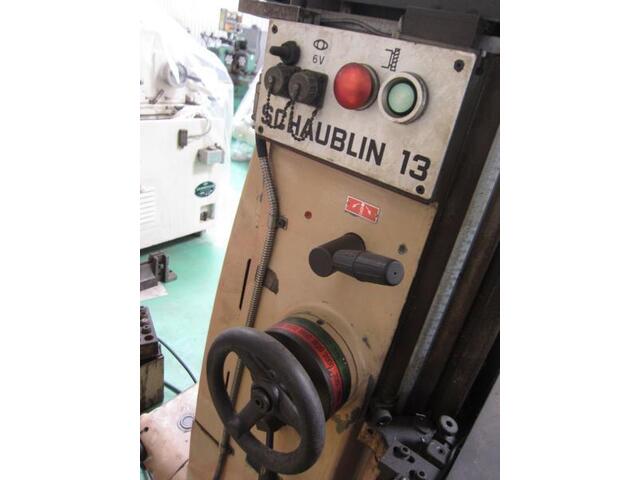 SCHAUBLIN SCHAUBLIN13 横型フライス盤 の画像 5枚目
