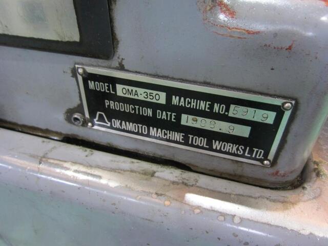 Okamoto Machine Tool Works OMA-350 Forming Grinder Image 2