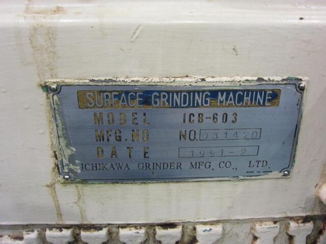 ICHIKAWA GRINDER MFG ICB-603 Rotary Grinder Image 2
