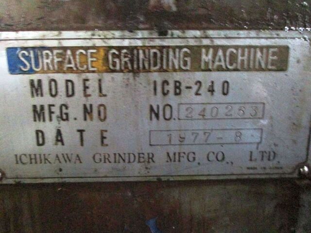 ICHIKAWA GRINDER MFG ICB-240 Rotary Grinder Image 2