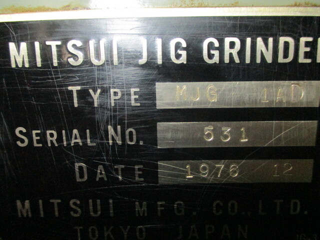 MITSUI SEIKI KOGYO MJG1AD Honing Machine Image 2