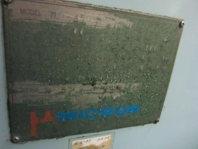 MICRON MD-450 Centerless Image 2