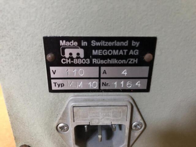 MEGOMAT AG METEOR MM10 工具研削盤 の画像 2枚目