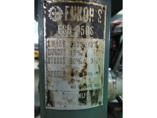 ENSHU INDUSTRIAL ESD-350S Desktop Drilling Machine Image 2