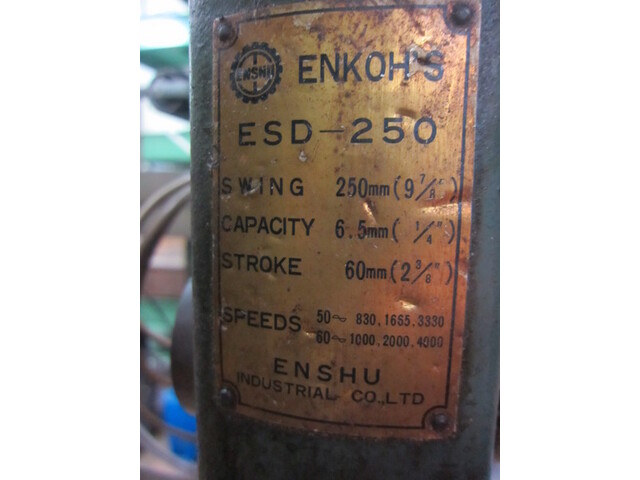 ENSHU INDUSTRIAL ESD-250 Desktop Drilling Machine Image 2